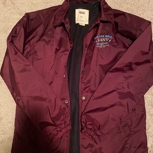 Vans Maroon Windbreaker